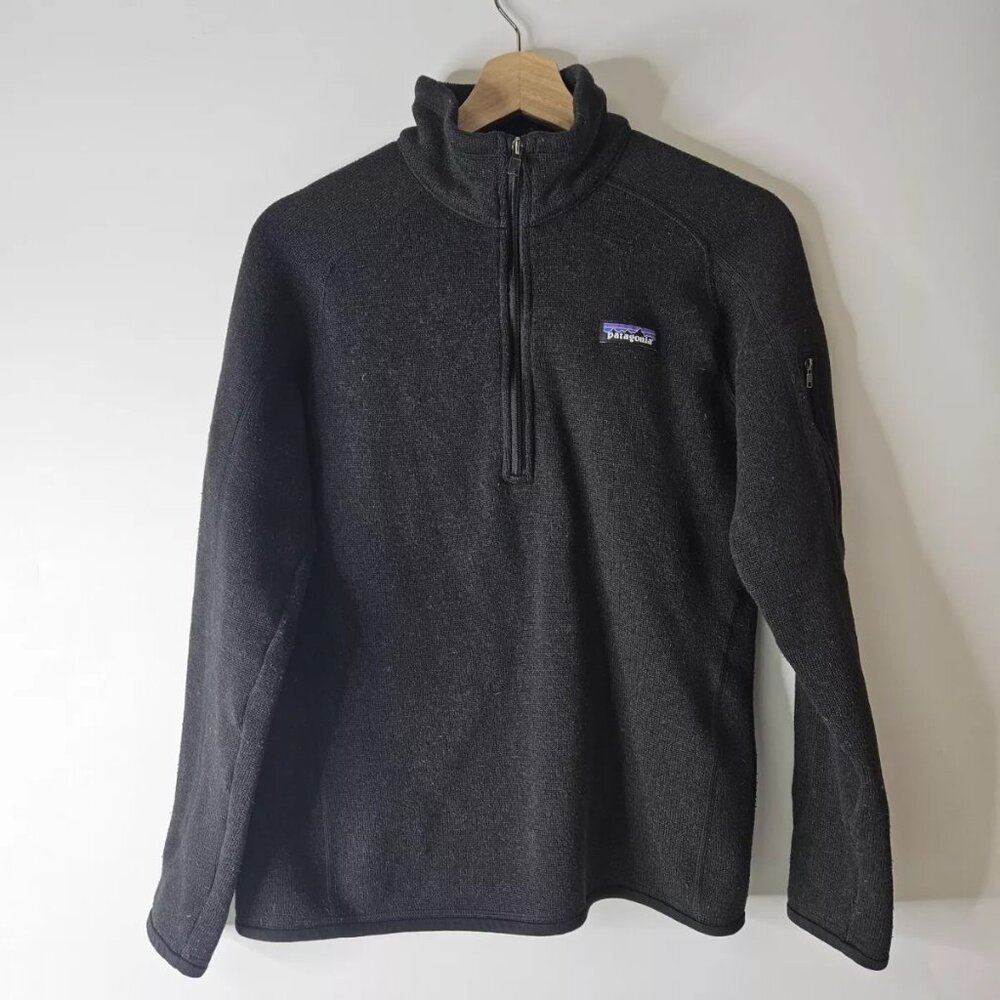 Patagonia Women's Black Full-Zip Sweater - Picture 2 of 9